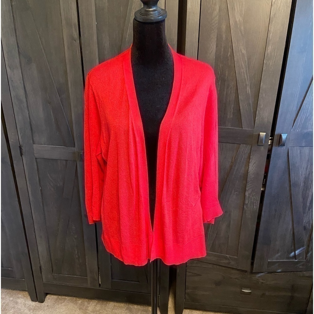 EST. 1946 light weave Open front cardigan Size 18/20